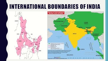 INDIAN GEOGRAPHY భారతదేశ అంతర్జాతీయ సరిహద్దులు  | GROUP 2 | group 4 | sachivalayam  #JOSHSTUDYCLUB