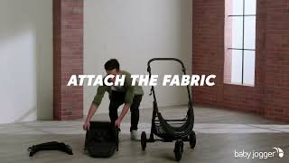 How to remove and attach fabrics on the city mini® GT2 and city elite® 2 strollers