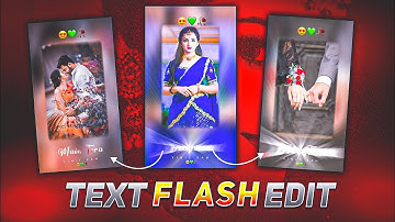🔥Text Flash effect Alight Motion | Lyrics Flash Video editing Hindi🔥|| viral Text Flash | Vinit Sah