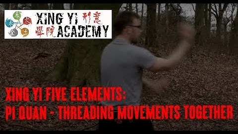 Xing Yi Five Elements: Pi Quan - Threading movements together [Xingyiquan / Hsing I Chuan]