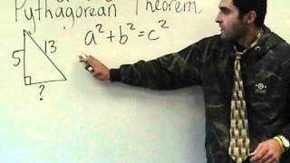 Algebra  Pythagorean Theorem