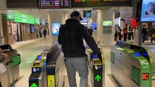 【４K】 Walking inside Tokyo station／東京駅内の散歩