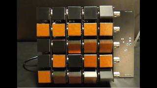 Binary Counter 2^25 with Electromechanical Cube-Display (ASMR)