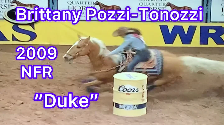 Brittany Pozzi-Tonozzi & "Duke" 2009 NFR Barrel Ra...
