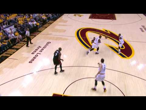 LeBron James Backboard Alley Oop From Kyrie Irving Cavs Vs Raptors | Game 1 | NBA Playoffs