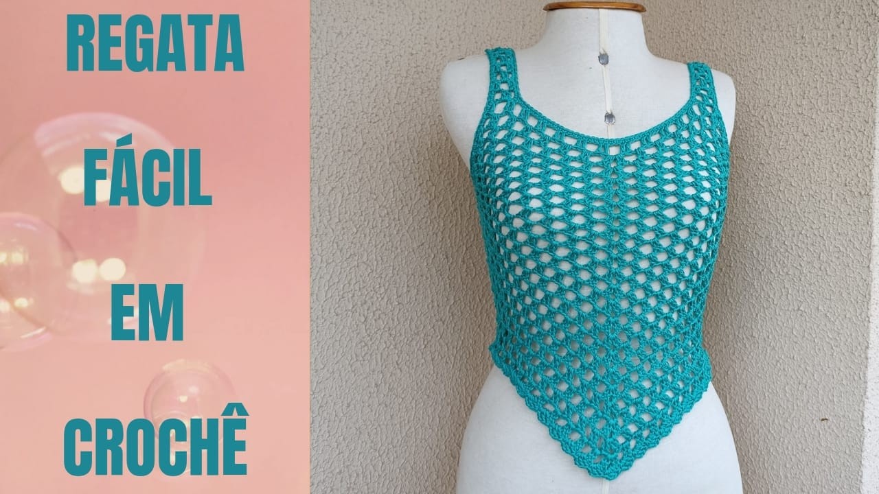 REGATA FÁCIL EM CROCHÊ