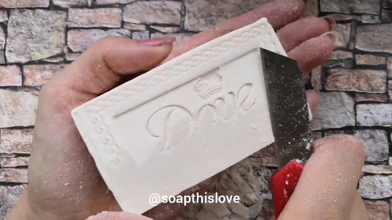 АСМР. РЕЗКА РЕТРО МЫЛА. ASMR.CUTTING OLD SOAP