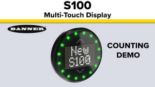 S100 Multi-Touch Display Counting Demo