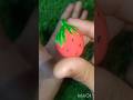 cute clay stroberryr 🍓🍓🍓 #simpal #creativeclayideas #diy #craft