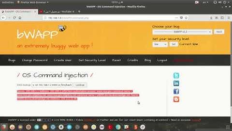 6 - os command injection حل bwapp