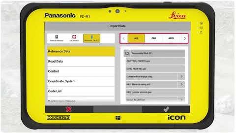 Leica GeoSystems Icon Field - How to setup a NEW Project and Import Data video!