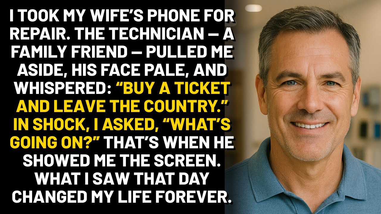 Я ОТНЕС ТЕЛЕФОН ЖЕНЫ В РЕМОНТ. МАСТЕР СКАЗАЛ: «КУПИ БИЛЕТ И УЕЗЖАЙ ИЗ СТРАНЫ».