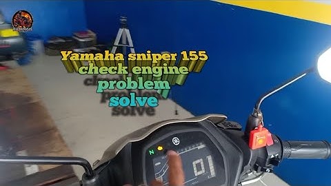 Paano i-reset ang check engine ng sniper155 gamit dr.api #yamaha #kalangismotovlog