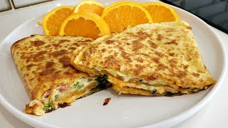 BREAKFAST EGG VEGGIES TORTILLA WRAP  - Quick and Easy Breakfast Recipe by Abyshomekitchen 367 views 9 months ago 1 minute, 5 seconds