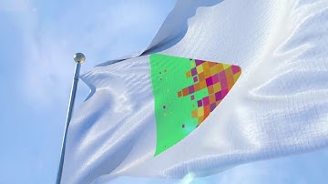 Realistic Flag Logo Animation