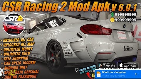 Csr Racing 2 Mod Apk All Cars Unlocked Free Shopping V 6.0.1 New Update 2025 100% Work