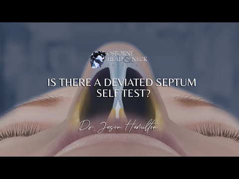 How To Fix A Deviated Septum Without Surgery - Is there a deviated septum self test?