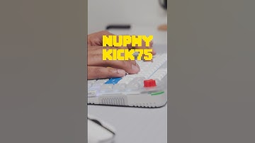 Nuphy Kick 75! Retro vibes are back! 🔗 in bio #tech #keyboard# gaming #retro