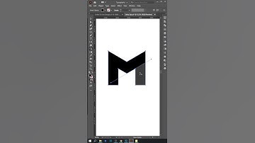 Monogram MW Logo Design #shorts #illustrator