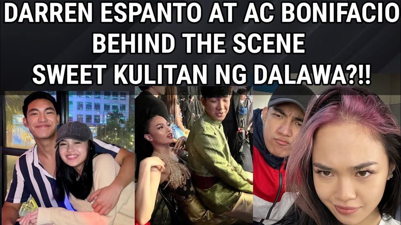 DARREN ESPANTO AT AC BONIFACIO SUPER SWEET  BEHIND THE SCENE KULITAN NG DALAWA?!!