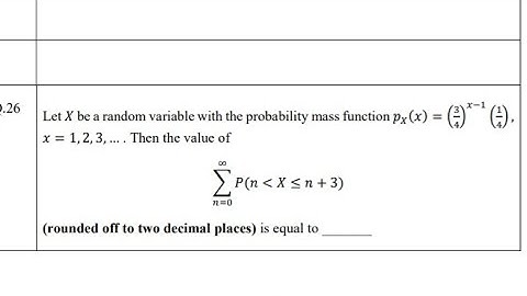 Q.no.26 #GATE_STATISTICS 2022