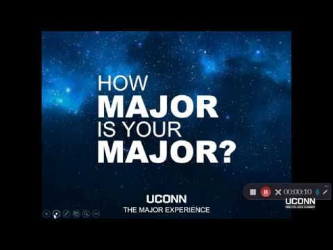 UConn PCS Workshop: How Major is Your Major
