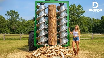 Extreme Dangerous Wood Chipper & Shredder Demolitions Crushing Everything! | Discover Tech #113