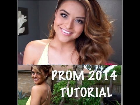 hair-&-make-up-tutorial-for-yellow-prom-dress-2014-|-misstatianamarie
