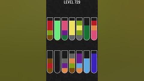 Water Sort Puzzle   level 729 !!! Mobile Cell Phone Game Walkthrough Android / Apple