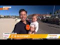 Father's Day weather with baby Tilda at Bondi | Sunrise