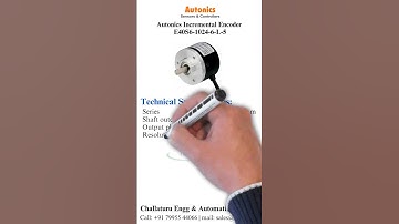 Autonics Rotary Encoders E40S6-1024-6-L-5 | +91 79955 44066#shorts