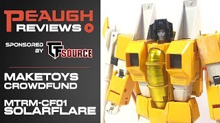 Video Review: Maketoys RE:Master Crowdfund MTRM-CF-01 SOLARFLARE