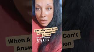 When a Narcissist Can’t Answer a Question Directly | #narcissist
