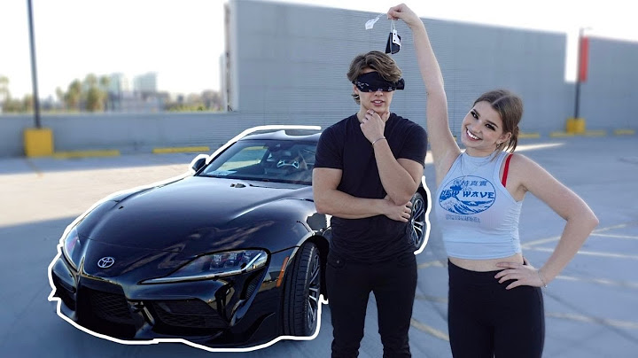 SURPRISING MY BOYFRIEND WITH HIS DREAM CAR (BLINDFOLD REACTION)