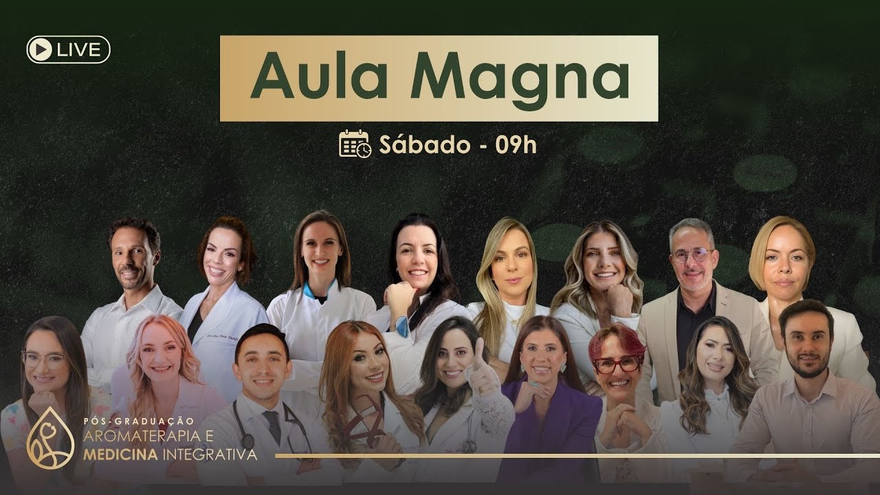 Aula Magna - Pós Graduação em Aromaterapia e Medicina Integrativa - YouTube