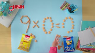 Math made yummier with Nissin BreadStix and Nissin Eggnog