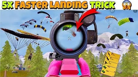 How to Land Fast in PUBG MOBILE & BGMI (Tips and Tricks) Guide/Tutorial Handcam