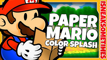 Paper Mario: Color Splash | Wii U Gameplay Trailer Analysis Part 1
