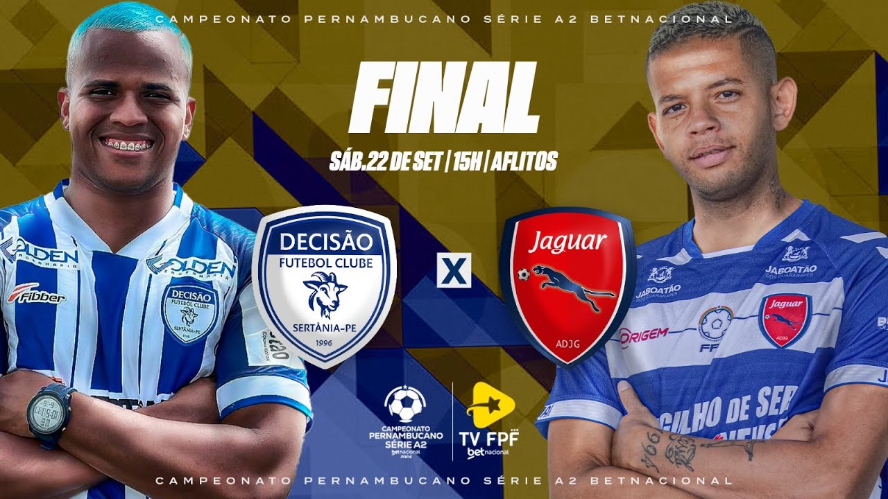 AO VIVO E COM IMAGENS: DECISÃO X JAGUAR| PERNAMBUCANO SÉRIE A2