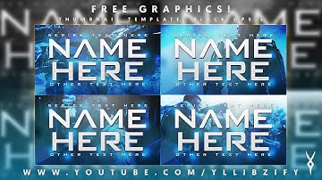 Free Graphics: Photoshop YouTube Thumbnail - Black Ops 3 Template Pack #3 @YLLiBzify