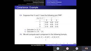 Probability Theory 97 Covariance Part Iv