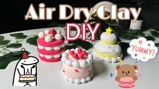 Air Dry Clay Cakes DIY | Step-by-Step Realistic Cake Craft Tutorial | Easy Clay Ideas screenshot 3