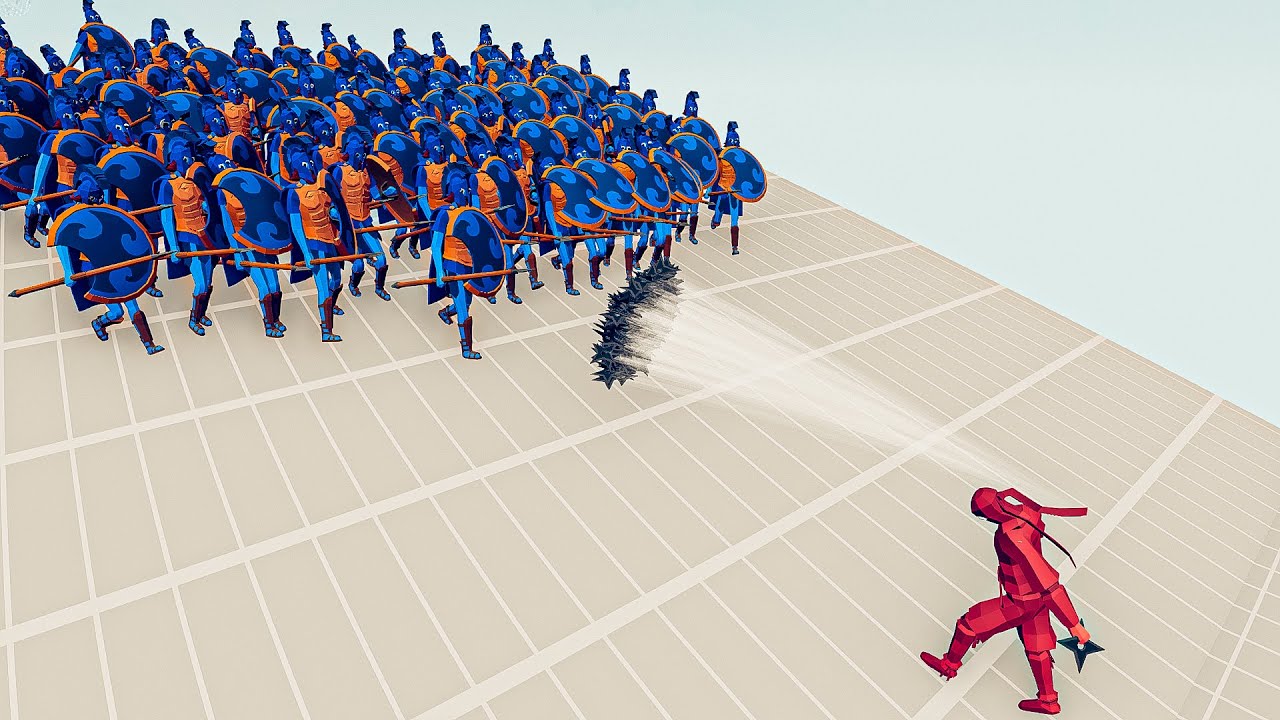Hoplite Army vs Epic Ninja - Totally Accurate Battle Simulator TABS
