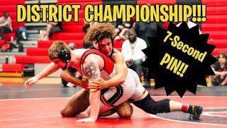 7-SECOND PIN!! The Postseason Rivalry Begins! District Wrestling Championship by Sunshine Mafia  18,151 views 2 months ago 17 minutes