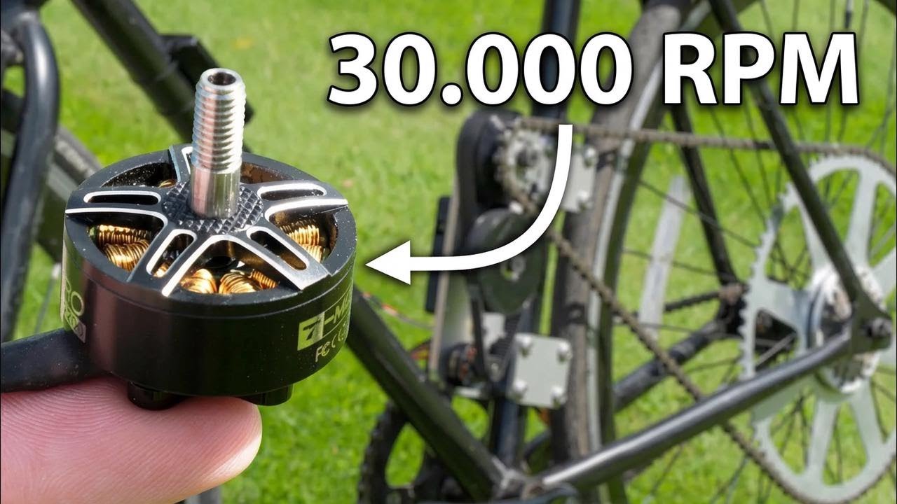 Motor elétrico compacto de 1kW para bike: potência surpreendente!