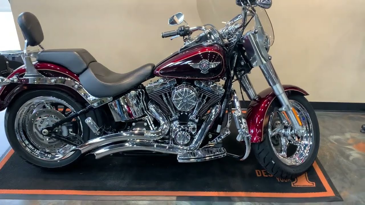 2014 Harley-Davidson Softail Fat Boy in Mysterious Red and