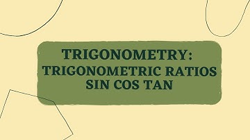 SIN COS TAN | TRIGONOMETRY 2/8 | O LEVELS 4024 | IGCSE 0580