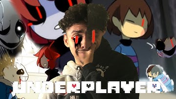 HACKING THE GENOCIDE ROUTE! | Underplayer Part 2 - English Dub (Undertale Comic Dub) REACTION!