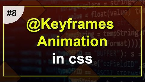Animation in css | what is keyframe in css | keyframe css | animation | Yuvraj Academy | Part #8