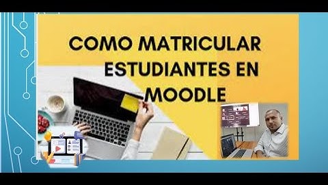 Automatricula en curso Moodle
